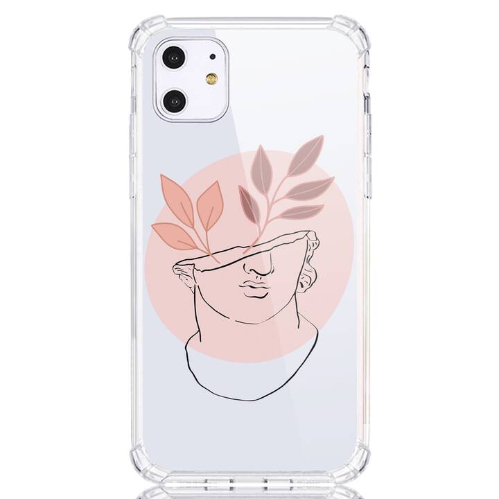EG weiche TPU Hülle für iPhone 11 6.1" (2019) - transparent - Face Kunst