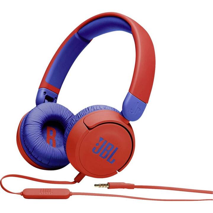 JBL BY HARMAN JR 310 Casque d'écoute pour enfants (Bleu, Rouge)