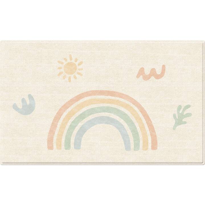 DWINGULER Kinderteppich Rainbow & Nordic (Gemustert, 140 x 230 cm)