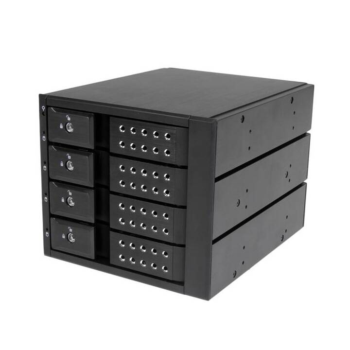 STARTECH.COM Cadre amovible (SAS, SATA, SATA-II, SATA-III, 4 x SATA)