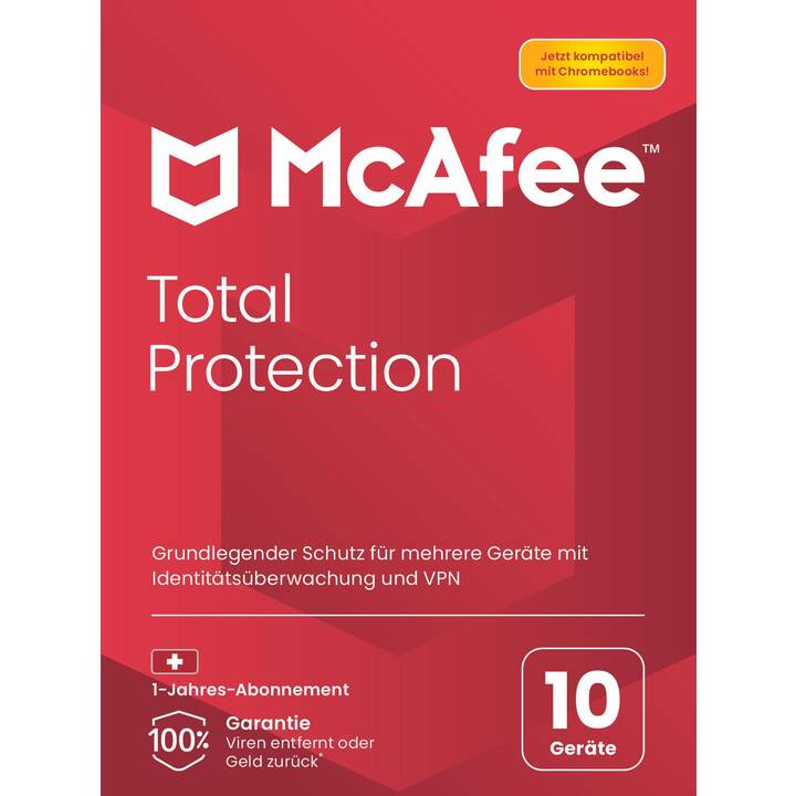 MCAFEE Total Protection (Licence, 10x, 1 année, Allemand)