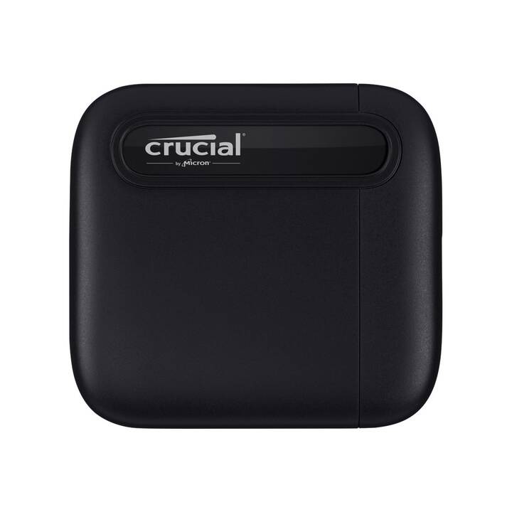 CRUCIAL X6 (USB Typ-C, 1 TB, Schwarz)