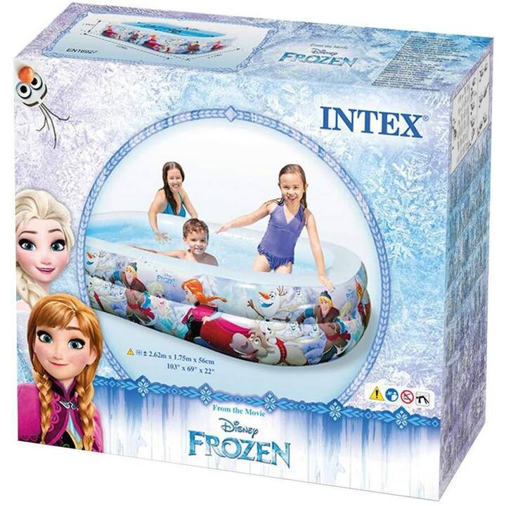 INTEX Planschbecken Frozen (770 l, 262 cm x 175 cm x 56 cm)
