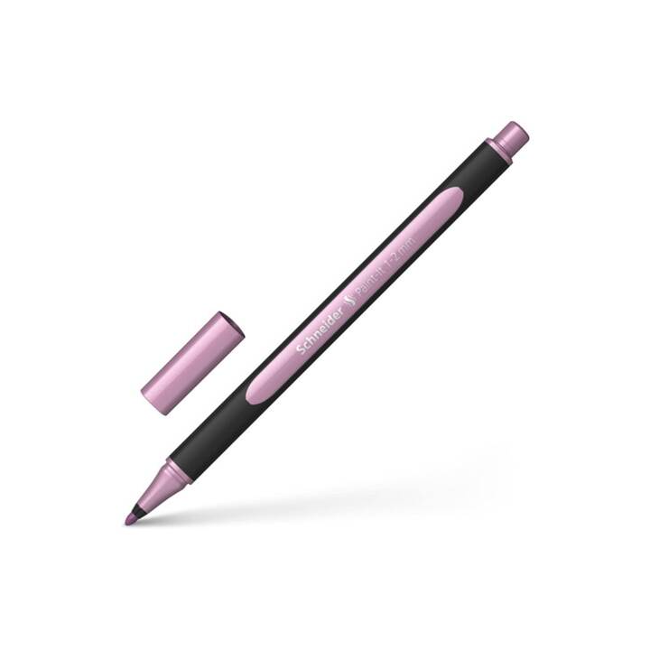 SCHNEIDER Paint-it 020 Penna a fibra (Pink, Nero, 1 pezzo)