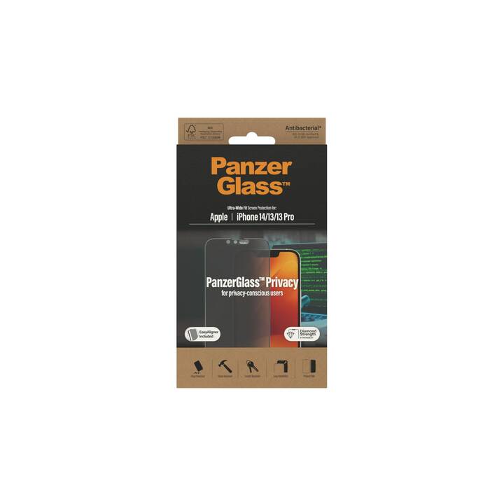 PANZERGLASS Displayschutzglas Ultra Wide Fit (iPhone 13, iPhone 14, iPhone 13 Pro, 1 Stück)