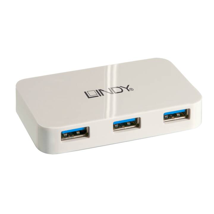 LINDY 4 Port USB 3.0 Hub Basic - 4 Connecteurs