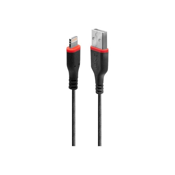 LINDY Reinforced USB-Kabel (Lightning, USB Typ-A, 1 m)
