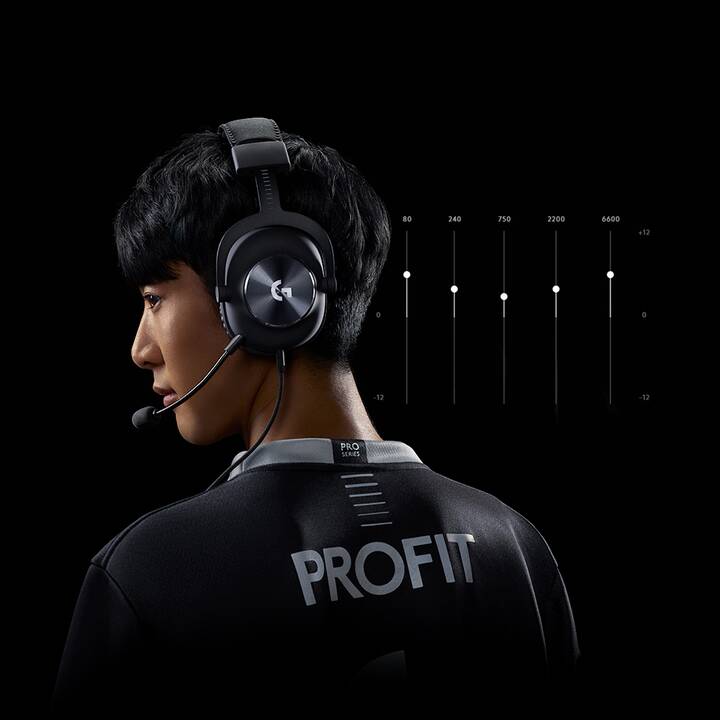 LOGITECH G PRO (Over-Ear, Schwarz)