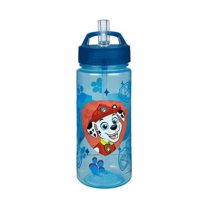SCOOLI Bottiglia per bambini Paw Patrol (0.5 l, Blu chiaro, Rosso, Multicolore)