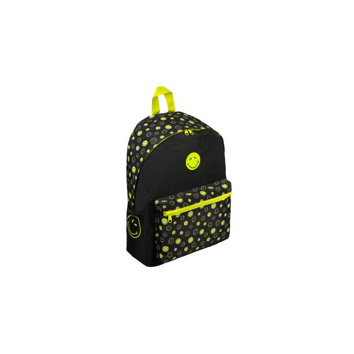 ROOST Rucksack Smiley (Gelb, Schwarz)