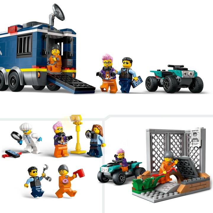 LEGO City Le laboratoire de police scientifique mobile (60418)