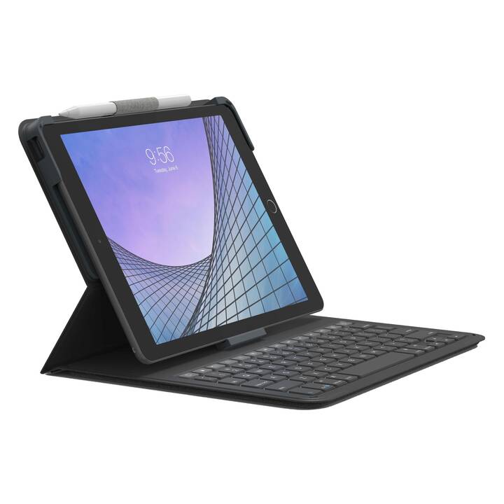 ZAGG Messenger Folio Type Cover / Tablet Tastatur (10.2", 10.5", Dunkelgrau)