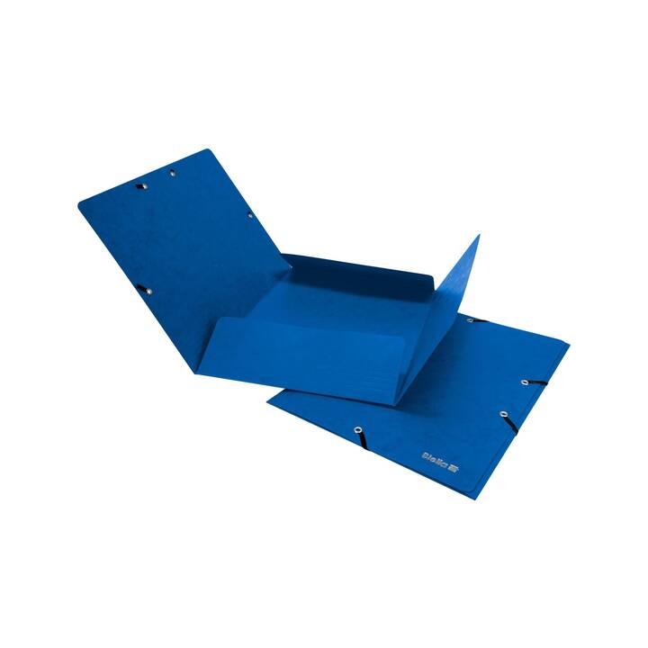 BIELLA Cartellina con elastico (Blu, A4, 200 foglio)
