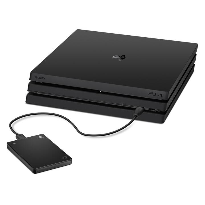 SEAGATE Game Drive for PS4 (USB Typ-A, 2000 GB, Schwarz)