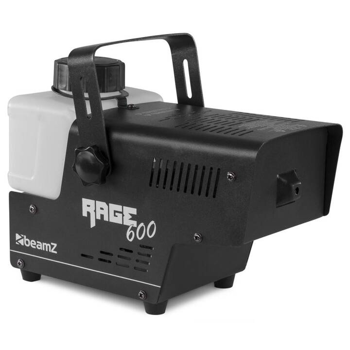 BEAMZ Rage 600 Machine à fumée (0.5 l, 600 W, Blanc, Noir)