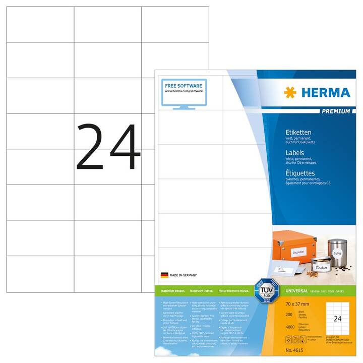 HERMA Universal (37 x 70 mm)