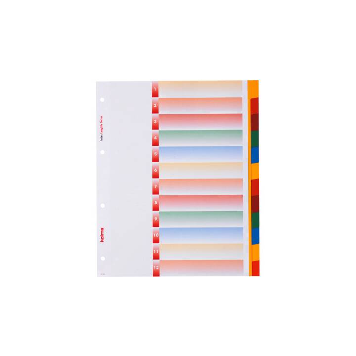 KOLMA XL LongLife Répertoire (12 x A4, Coloré)