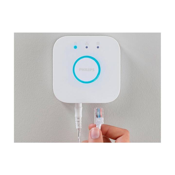 PHILIPS HUE Lampada da tavolo Go Connected + Bridge Set (Bianco)