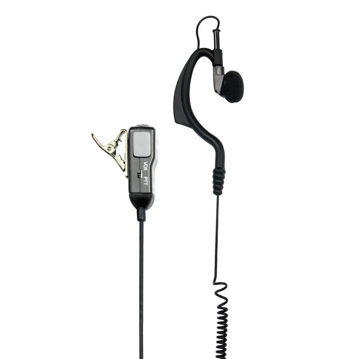 ALBRECHT Casque micro de bureau MA21-SX (On-Ear, Câble, Noir, Gris)