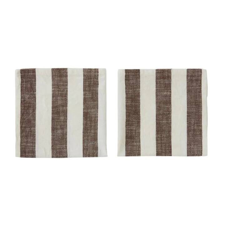 OYOY Tovagliolo di stoffa Striped Choko (450 mm x 450 mm, 2 pezzo)