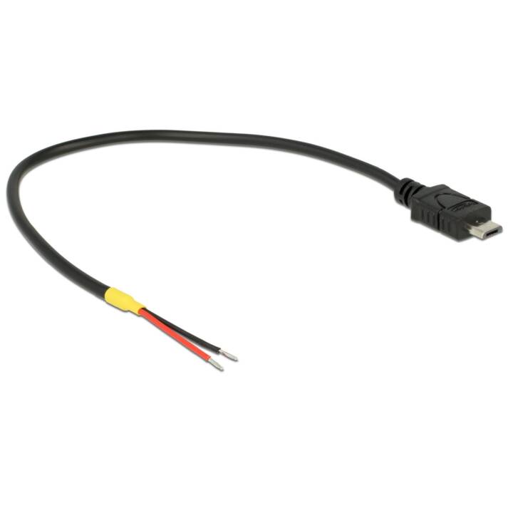 DELOCK Câble de connexion (MicroUSB 2.0 de type B, sans , 0.15 m)