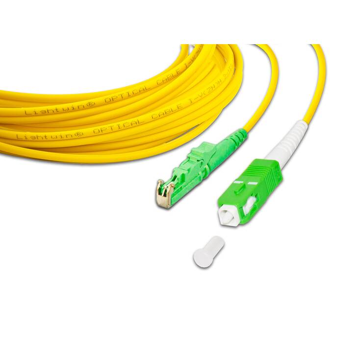 LIGHTWIN Netzwerkkabel (APC-LC, SC/APC, 3 m)