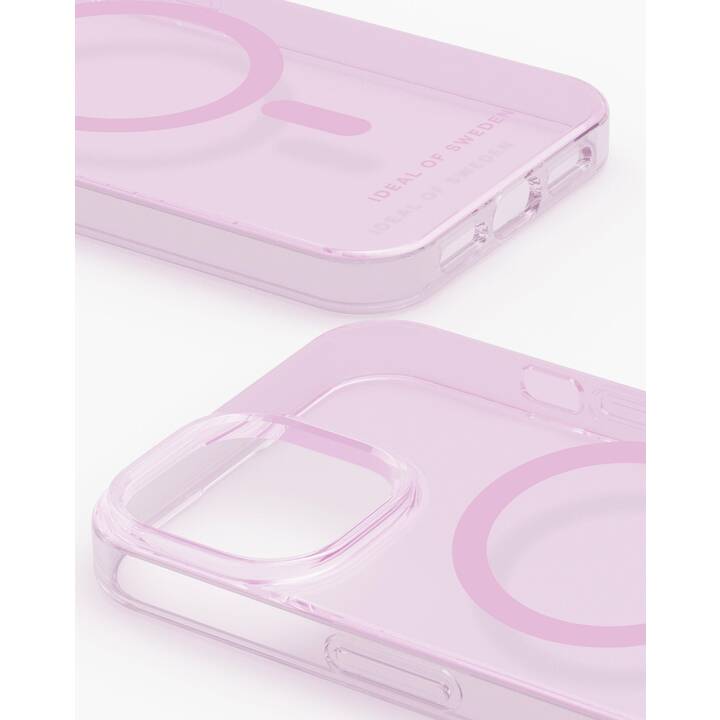 IDEAL OF SWEDEN Backcover (iPhone 14 Pro, Ohne Motiv, Transparent, Pink, Rosa)