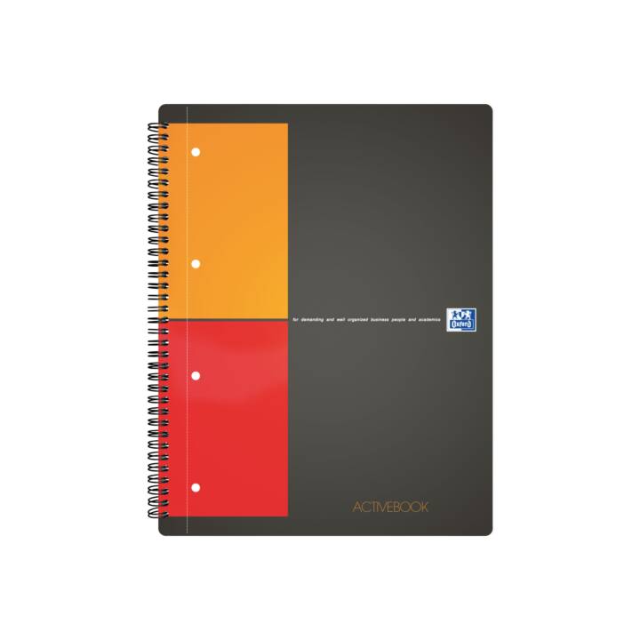 OXFORD Notizbuch Activebook (A4, Kariert)