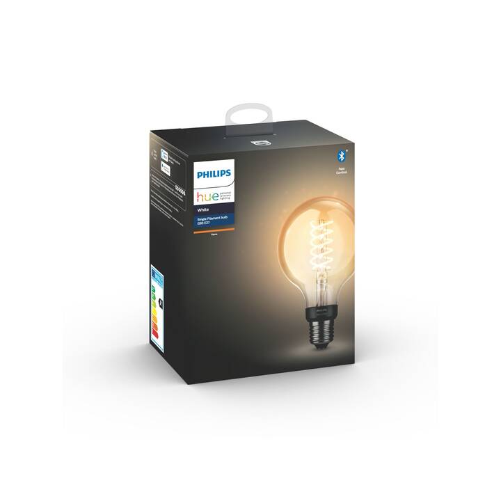 PHILIPS HUE Ampoule LED White Filament (E27, Bluetooth, ZigBee, 7 W)