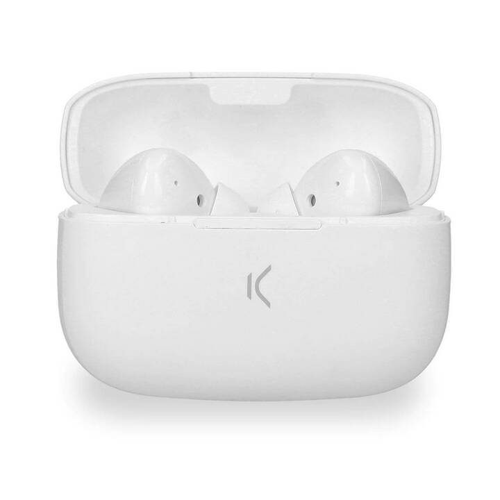 KSIX True Buds 2 (Earbud, Bluetooth 5.0, Blanc)