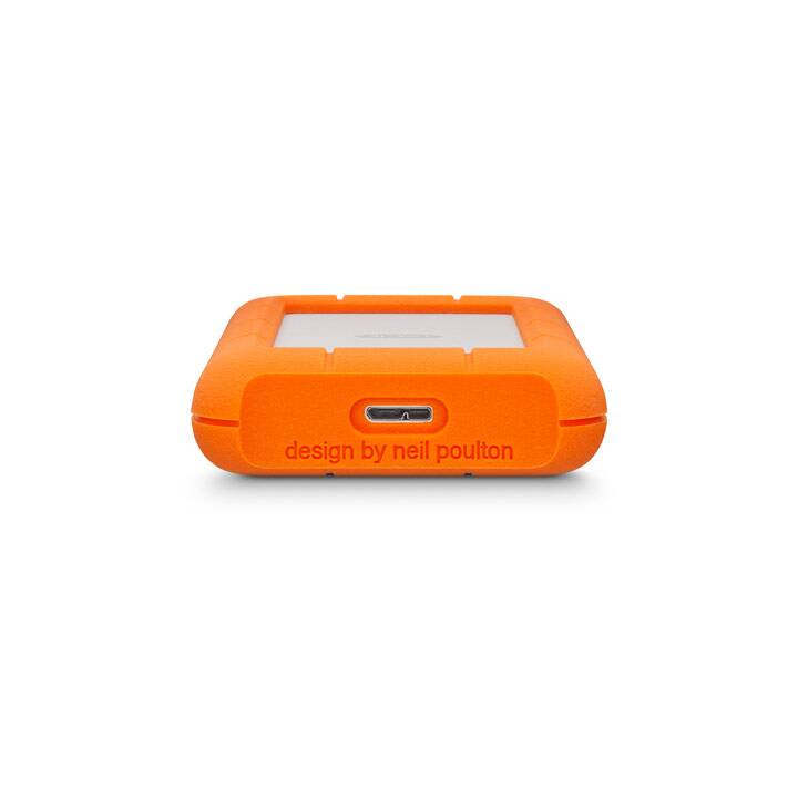 LACIE Rugged Mini (USB Typ-C, 1 TB, Orange)