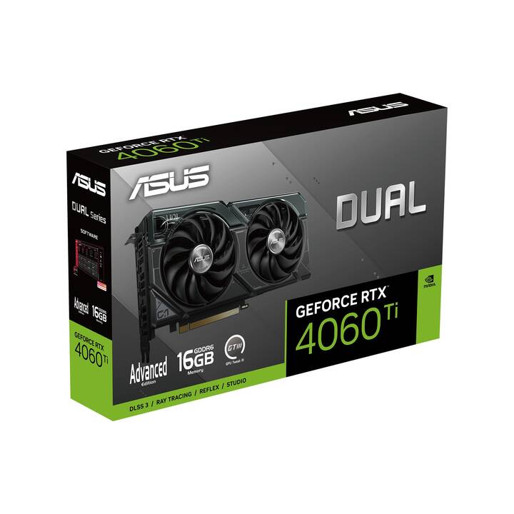 ASUS Dual Nvidia GeForce RTX 4060 Ti (16 Go)