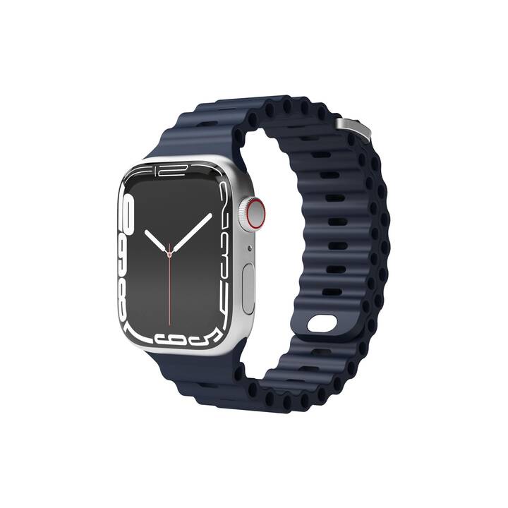 VONMÄHLEN Wave Cinturini (Apple Watch 45 mm / 42 mm / 49 mm / 44 mm, Blu)