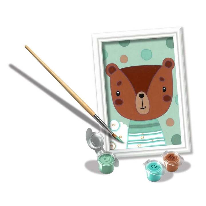 RAVENSBURGER Creart Cute Bear Serie F Set de peinture