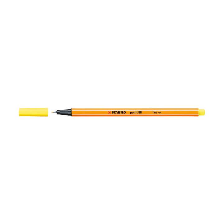 STABILO Point 88 Penna a fibra (Giallo, 1 pezzo)