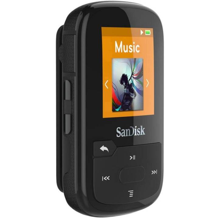 SANDISK MP3-Player Sport Plus (16.0 GB, Schwarz, Bluetooth)