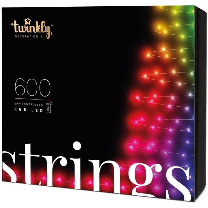 TWINKLY Ghirlanda di luci Strings (600 LEDs, 1000 cm)