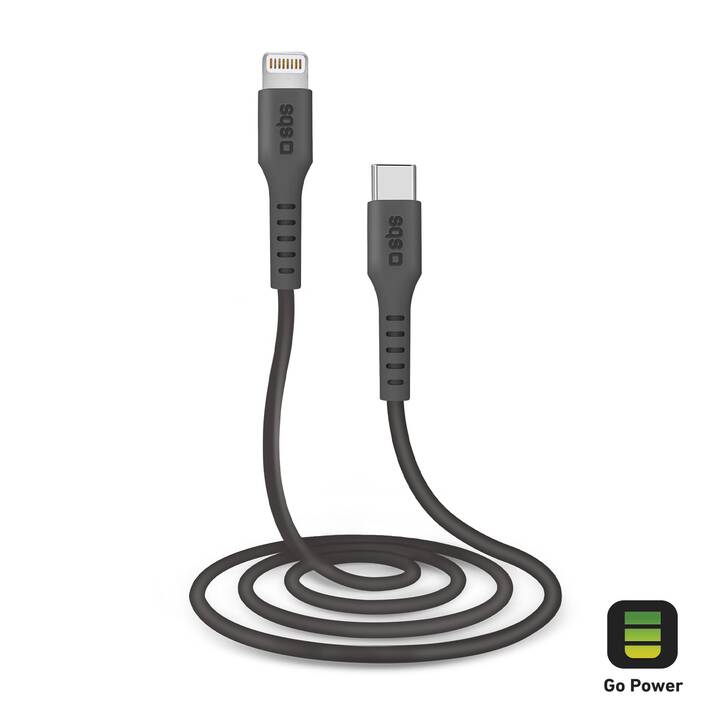 SBS Kabel (Lightning, USB Typ-C, 1 m)