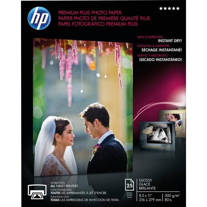 HP Premium Plus Papier photo (20 feuille, A4, 300 g/m2)