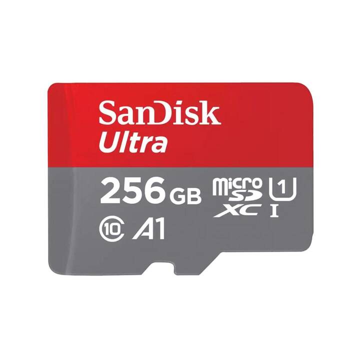 SANDISK MicroSDXC Ultra (Class 10, 256 Go, 150 Mo/s)