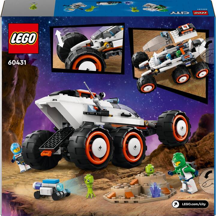 LEGO City Le rover d’exploration spatiale et la vie extraterrestre (60431)