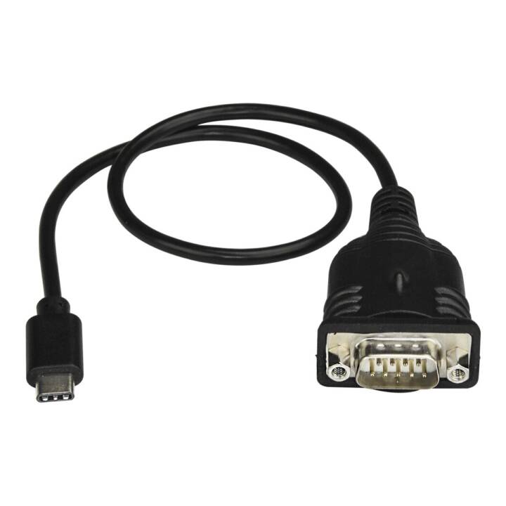 STARTECH.COM USB C - Serial Adapter mit COM Retention 40cm