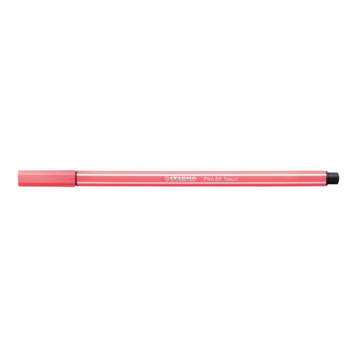 STABILO Crayon feutre (Pink, Jaune, Bleu, Orange, Vert, Rouge, 6 pièce)