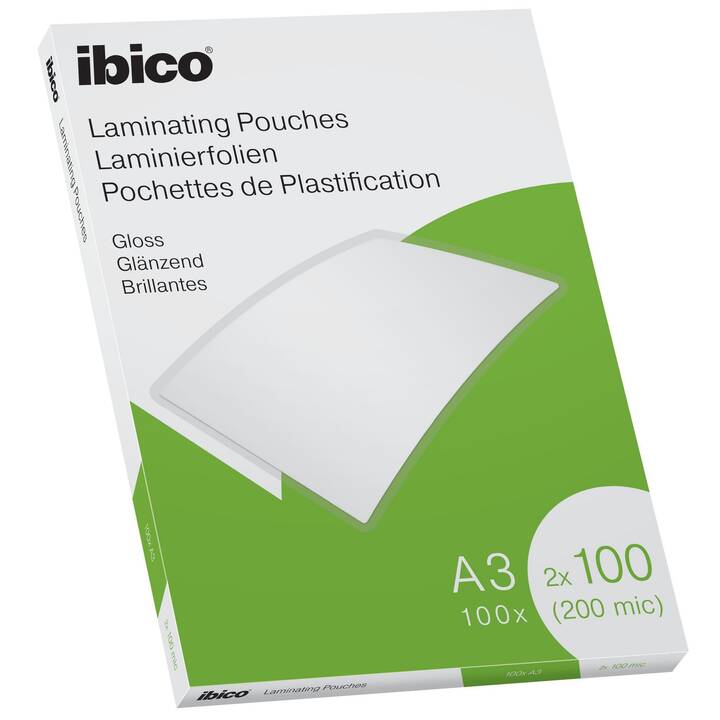 IBICO Pouches di plastificazione (A3, 100 µm, 100 pièce)