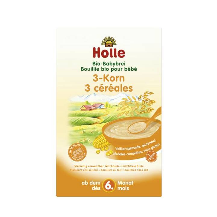 HOLLE Bio 3- Corn Céréales Bouillie (250 g)