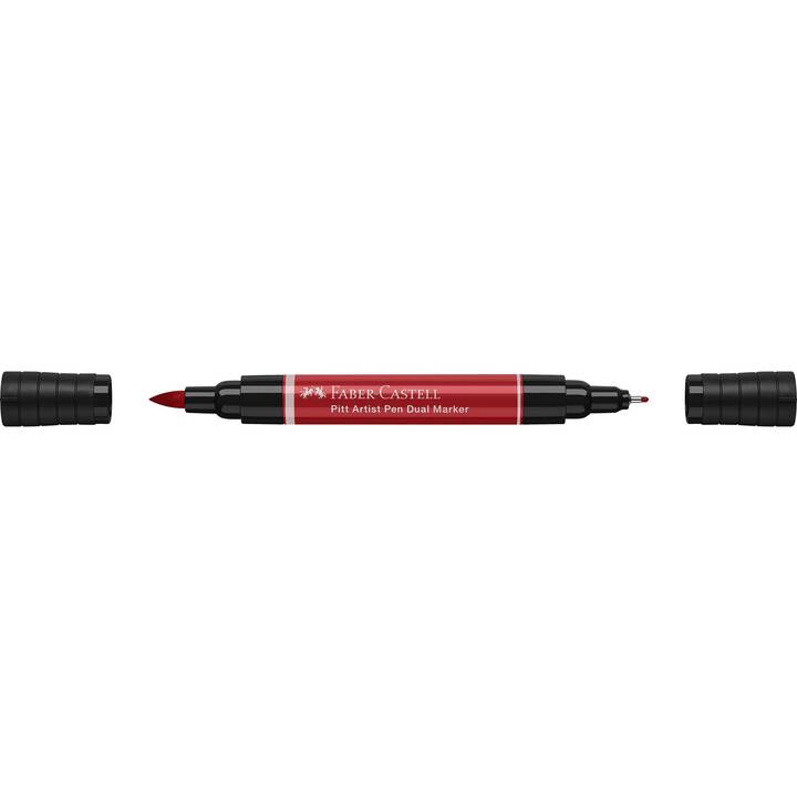 FABER-CASTELL Pitt Artist Crayon encre (Rouge, 1 pièce)