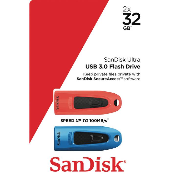 SANDISK Ultra Duo (32 GB, USB 3.0 Typ-A)