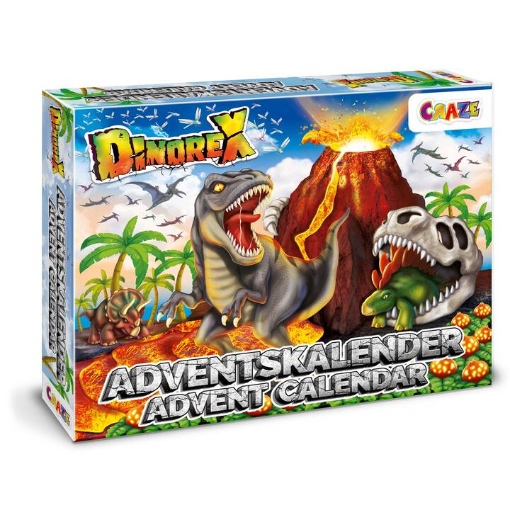 CRAZE Animali Dinorex 2022 Calendario dell'avvento giocattolo