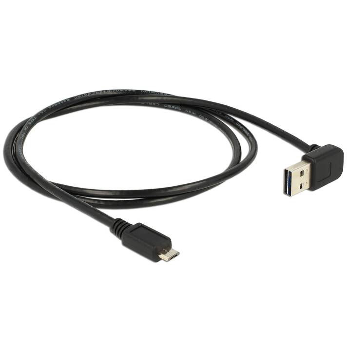 DELOCK Câble USB (Micro USB 2.0 de type B, USB 2.0 de type A, 5 m)