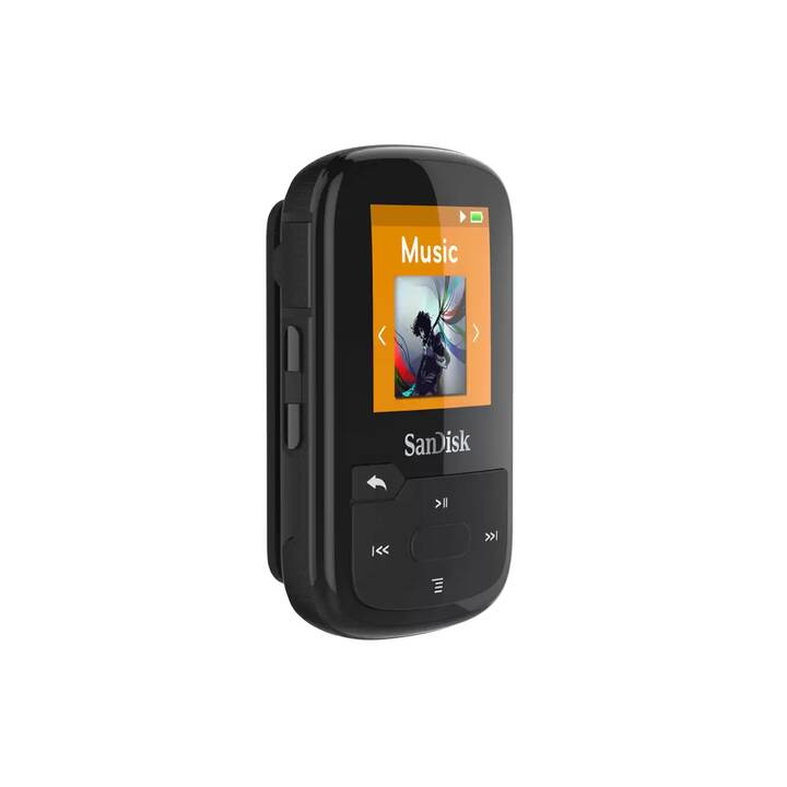 SANDISK Lettori MP3 Clip Sport Plus (32 GB, Nero)